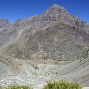 Crossing the Andes from Argentina into Chile…