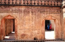 Interior of Amber Fort, Jaipur India.