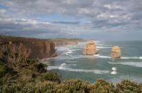 View from the Great Ocean Road, South Australia – Two of the Twelve Apostles…