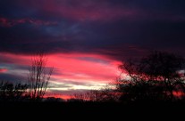 Sunset at Yarm, England